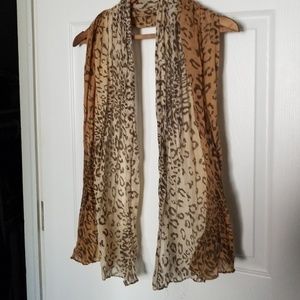 Cheetah scarf